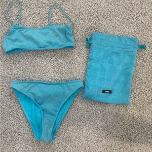 Triangl blue sparkle bikini